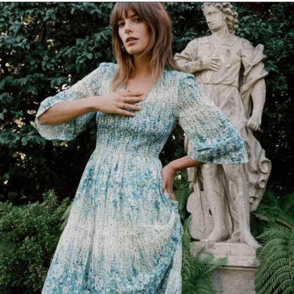 Christy Dawn Basil Dress, Small Petite - Picture 3 of 4